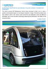 Eurotech Supports Advanced Italian Urban Transport Concept